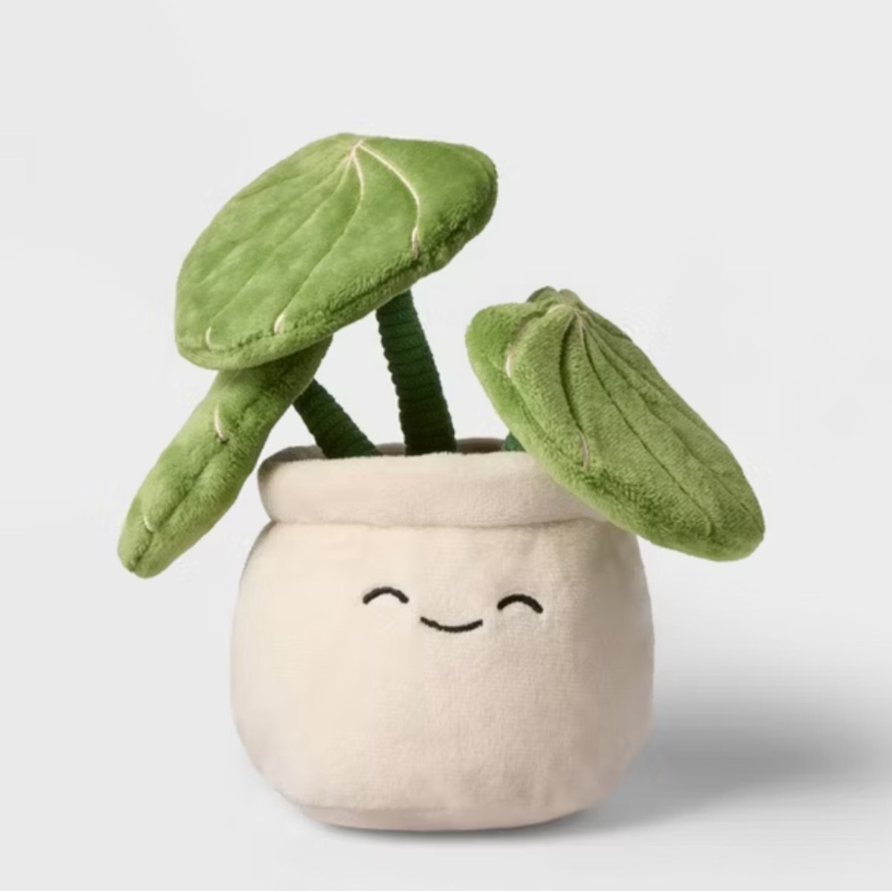7" Pilea Plant Stuffed Animal - Gigglescape